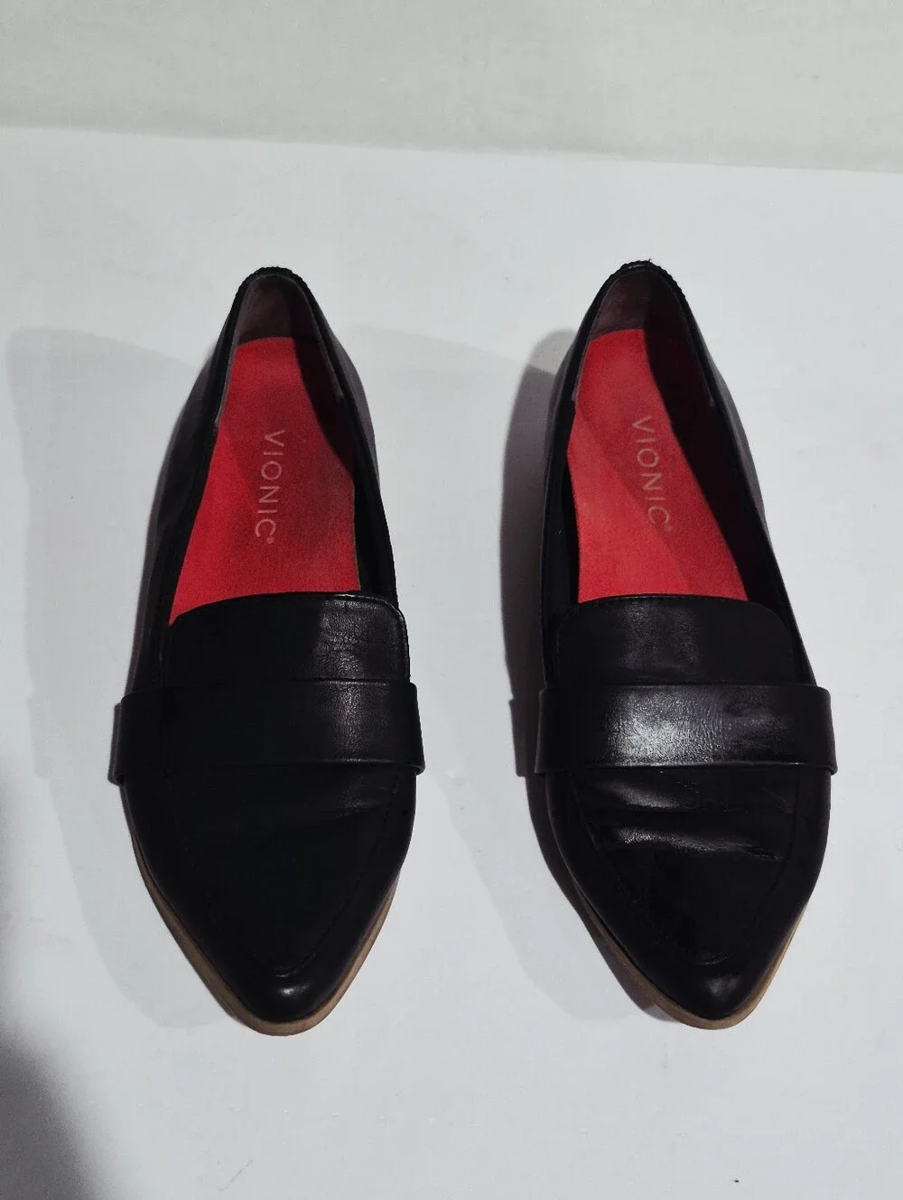 Dr. Scholl's Faxon Black Pointed Toe Slip-On Loafers Size 7M